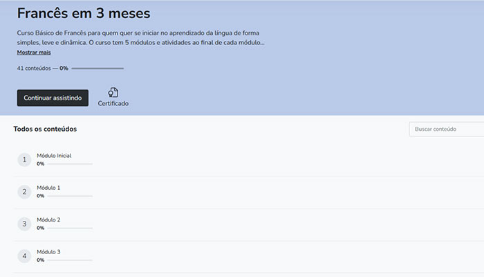 Curso Francês em 3 Meses