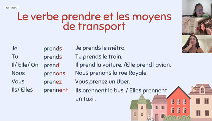 Turma de francês para adolescentes TA 01