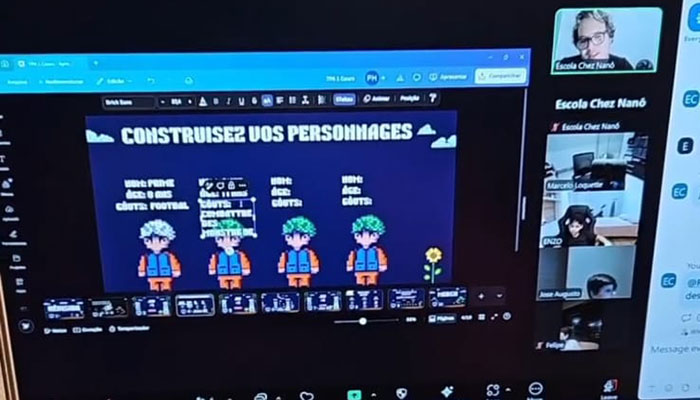 Turma de francês para crianças TPA 2